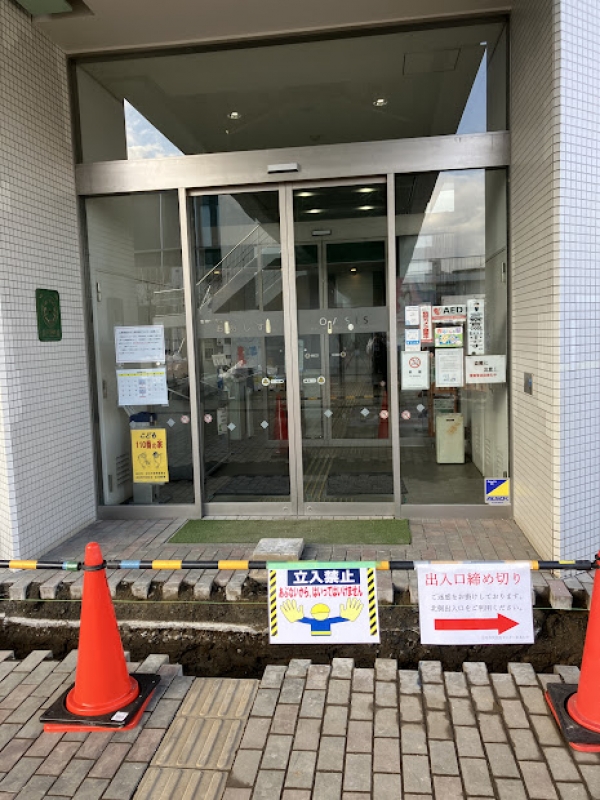 【市立】図書館入口の制限
