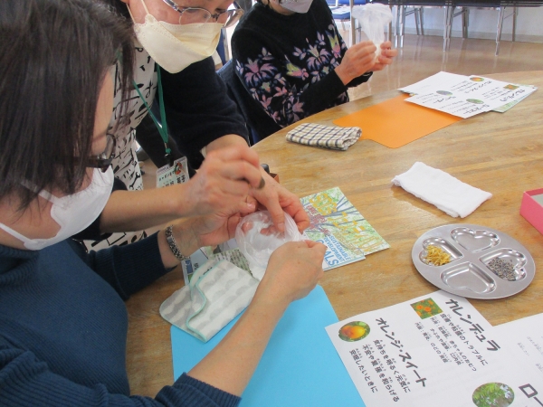 1月21日（土）ものづくり教室「コネコネ石けん作り」を開催しました